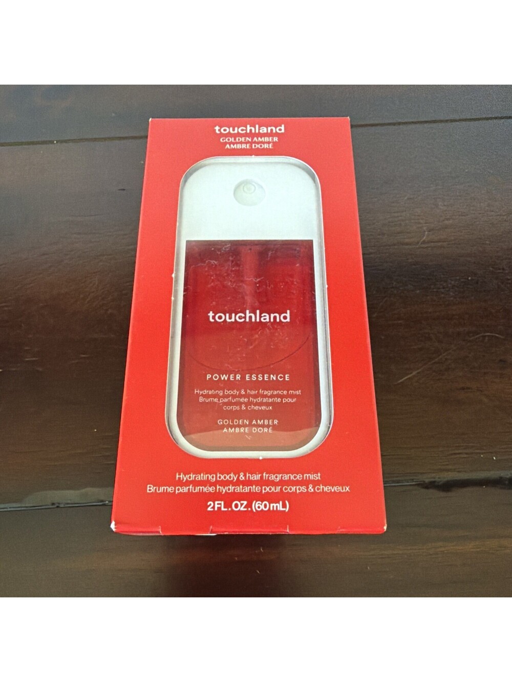 Touchland Golden Amber Body & Hair Mist | 2oz/60ml | NIB